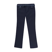 French Toast Little & Big Kid Girls Bootcut Mid Rise Straight Fit Flat Front Pant