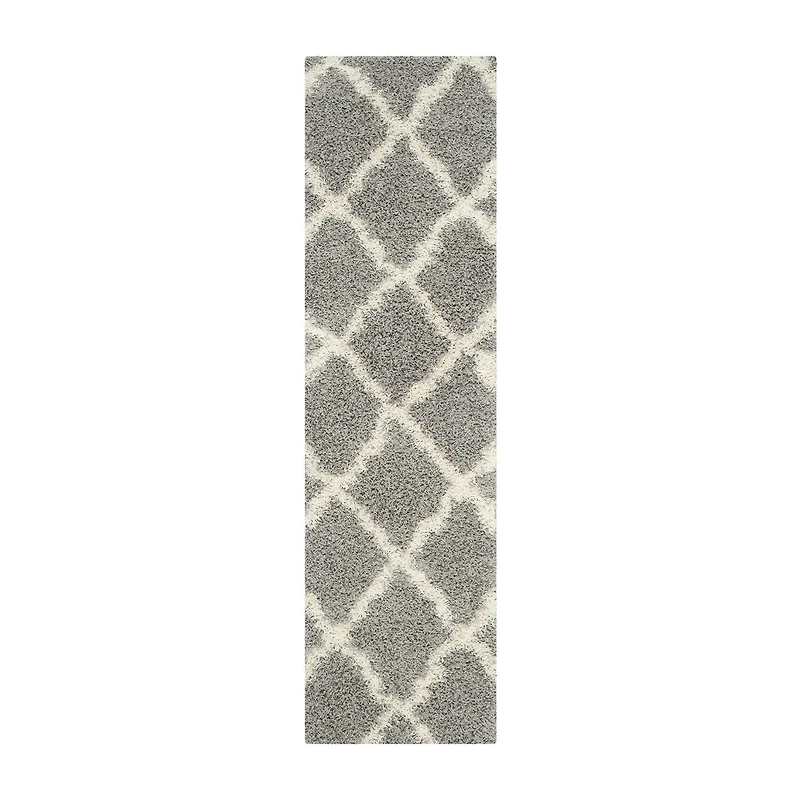 Safavieh Dallas Shag Collection Caris Geometric Runner Rug