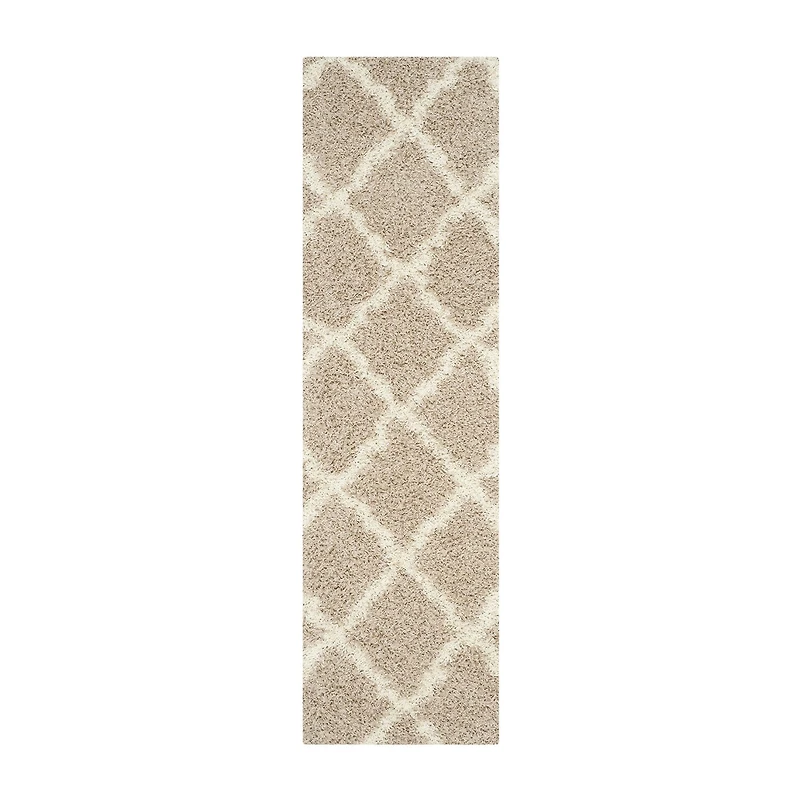 Safavieh Dallas Shag Collection Caris Geometric Runner Rug