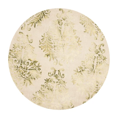 Safavieh Dip Dye Collection Collin Floral Round Area Rug