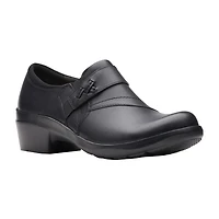 Clarks Angie Pearl Womens Round Closed Toe Slip-On Shoe