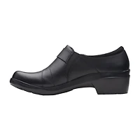 Clarks Angie Pearl Womens Round Closed Toe Slip-On Shoe
