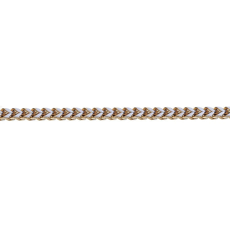 Mens Stainless Steel 24 Inch Wheat Chain Necklace