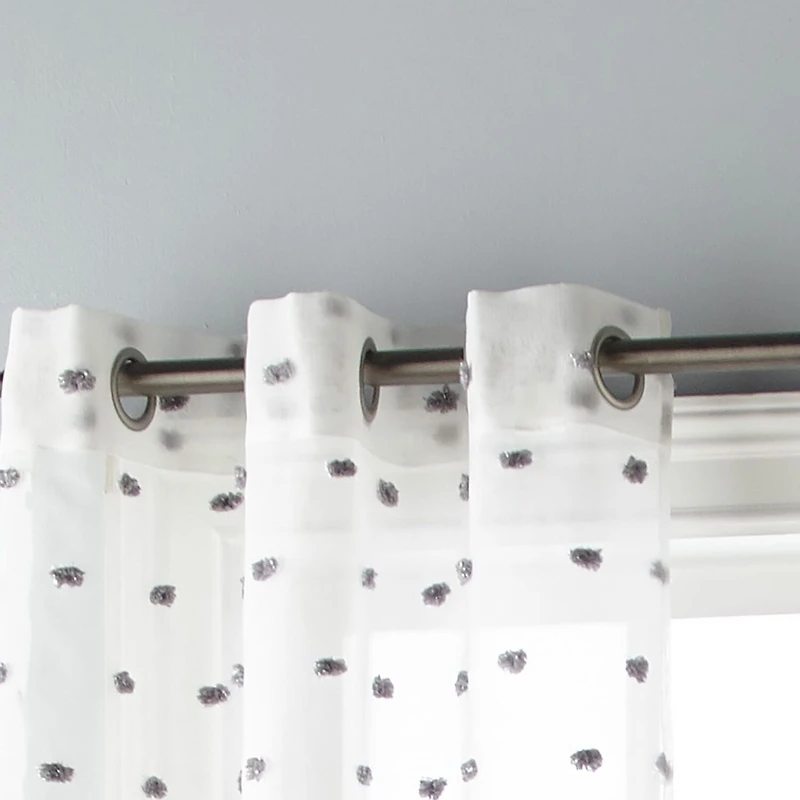 Stratford Park Celyn Grommet Top Sheer Set of 2 Curtain Panel