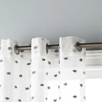 Stratford Park Celyn Grommet Top Sheer Set of 2 Curtain Panel