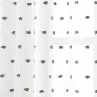 Stratford Park Celyn Grommet Top Sheer Set of 2 Curtain Panel