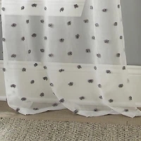 Stratford Park Celyn Grommet Top Sheer Set of 2 Curtain Panel