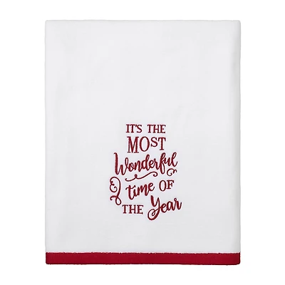 Avanti Sparkle Holiday Bath Towel