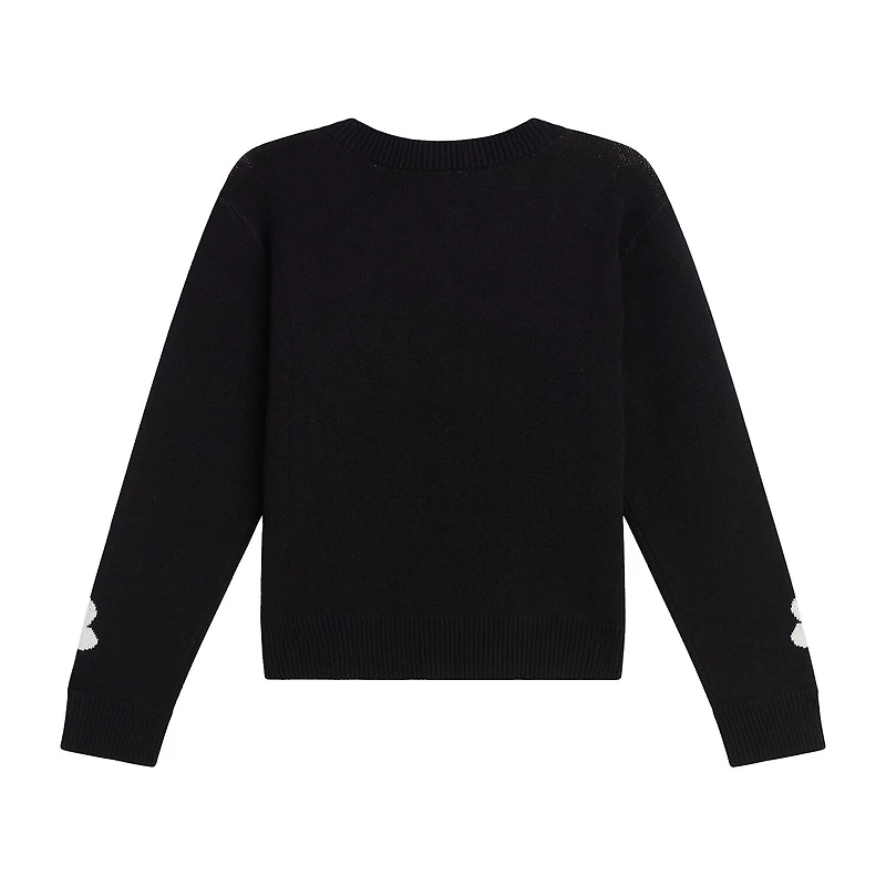 by&by girl Big Kid Girls Round Neck Long Sleeve Pullover Sweater
