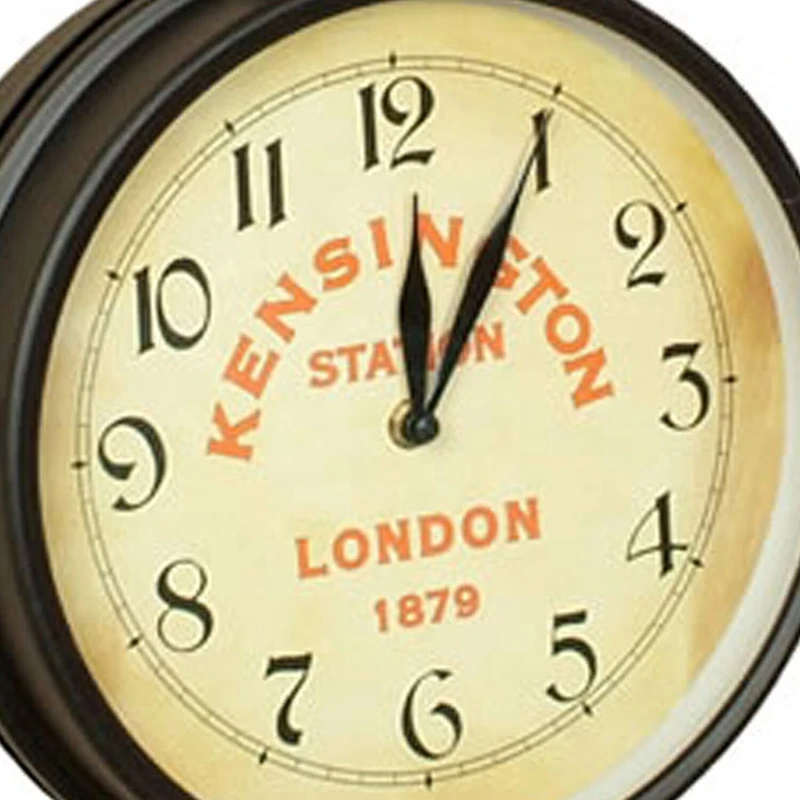 Bedford Clock Collection Station Double Side Wall Clock