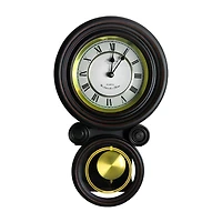 Bedford Clock Collection 17.5" Contemporary Round Wall Clock