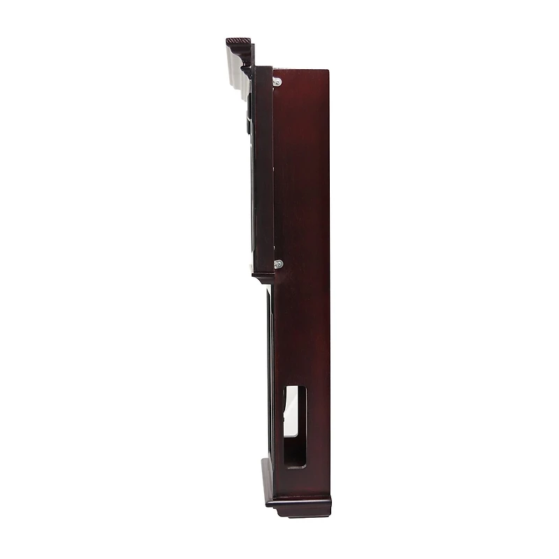 Bedford Clock Collection Redwood Oak Finish Wall Clock