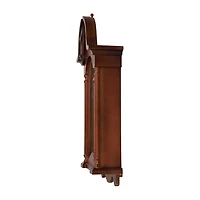 Bedford Clock Collection Delphine 27" Mahogany Chiming Pendulum Wall Clock
