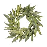 Vickerman 24" Green Muddy White Willow Wreath X 20