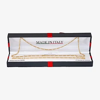 Made in Italy Womens 24K Gold Over Silver 2-pc. Jewelry Set