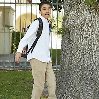 IZOD Little & Big Boys Button Down Collar Long Sleeve Dress Shirt