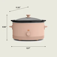 bella 6Qt Manual Slow Cooker, Fits-anywhere™ kitchenware