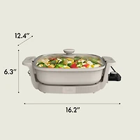 bella Make & Take Electric Skillet, Fits-anywhere™ kitchenware
