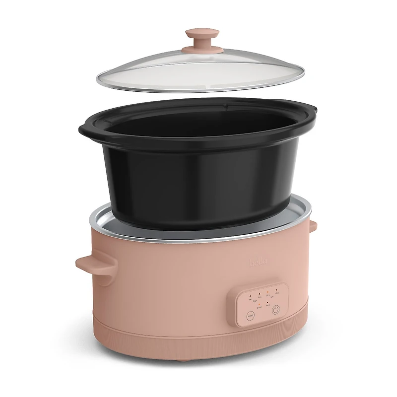 bella 6qt Programmable Slow Cooker, Fits-anywhere™ kitchenware