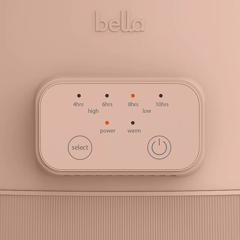 bella 6qt Programmable Slow Cooker, Fits-anywhere™ kitchenware