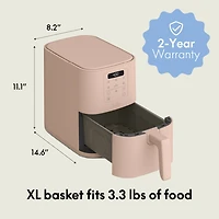 bella 4qt Slim Air Fryer, Fits-anywhere™ kitchenware