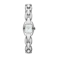 Relic® Layne Womens Silver-Tone & Crystal-Accent Square Watch ZR34279