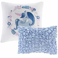 Intelligent Design Bliss 100 % Cotton Comforter Set with Decorative Pillows