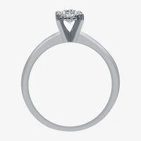 Women's 1/2 CT.T.W. Natural Diamond Round Solitaire Ring and Channel Band Bridal Set 10K Gold