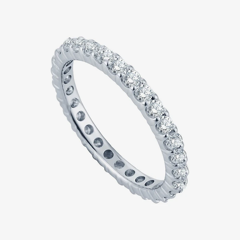 Womens 1 CT. T.W. Natural Diamond 14K Gold Eternity Wedding Band