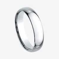 Mens 10K Yellow Gold 5MM Comfort-Fit Wedding Band