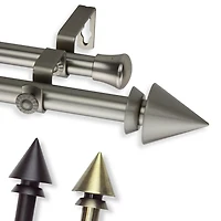 Rod Desyne Cone Double Curtain