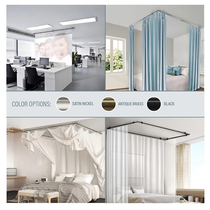 Rod Desyne Curtain Ceiling Brackets