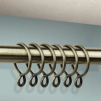 Rod Desyne Set of 10 2¼" Curtain Eyelet Rings