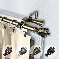 Rod Desyne Arielle 13/16" Double Adjustable Curtain