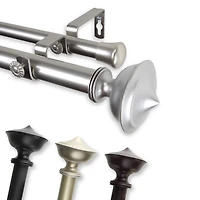 Rod Desyne Leopold 1" Double Adjustable Curtain