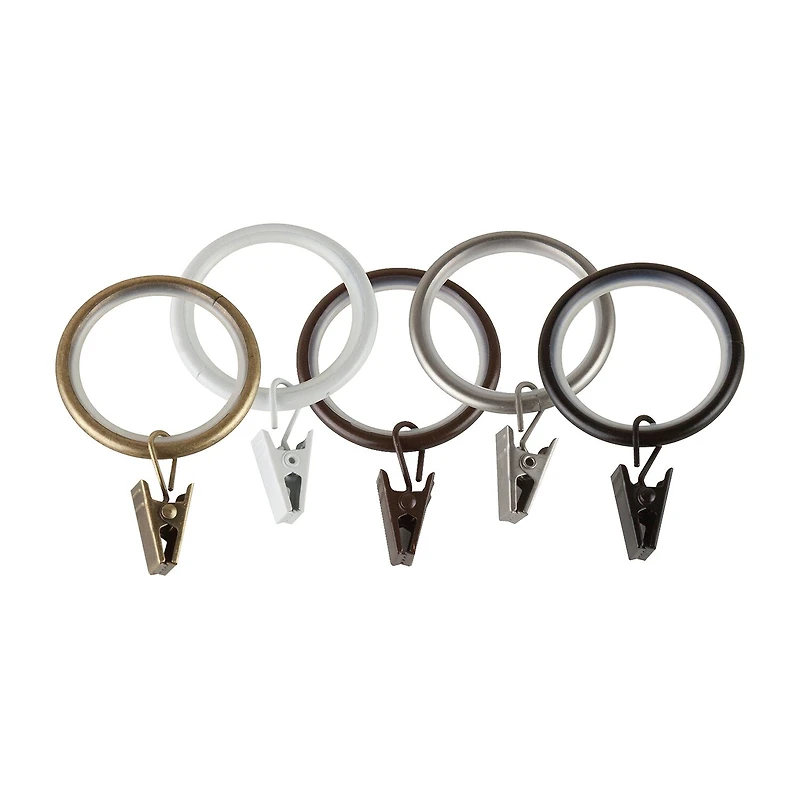 Rod Desyne 1-1/4in Noise-Canceling 10-pc. Curtain Rings