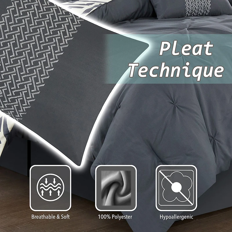 Stratford Park Sabine 7pc Midweight Comforter Set