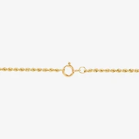14K Yellow Gold 18-24" 1.35mm Hollow Rope Chain Necklace