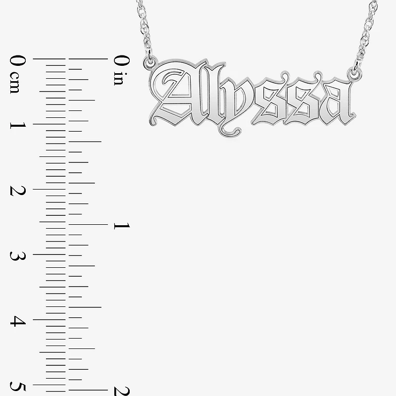 Personalized Sterling Silver Name Necklace