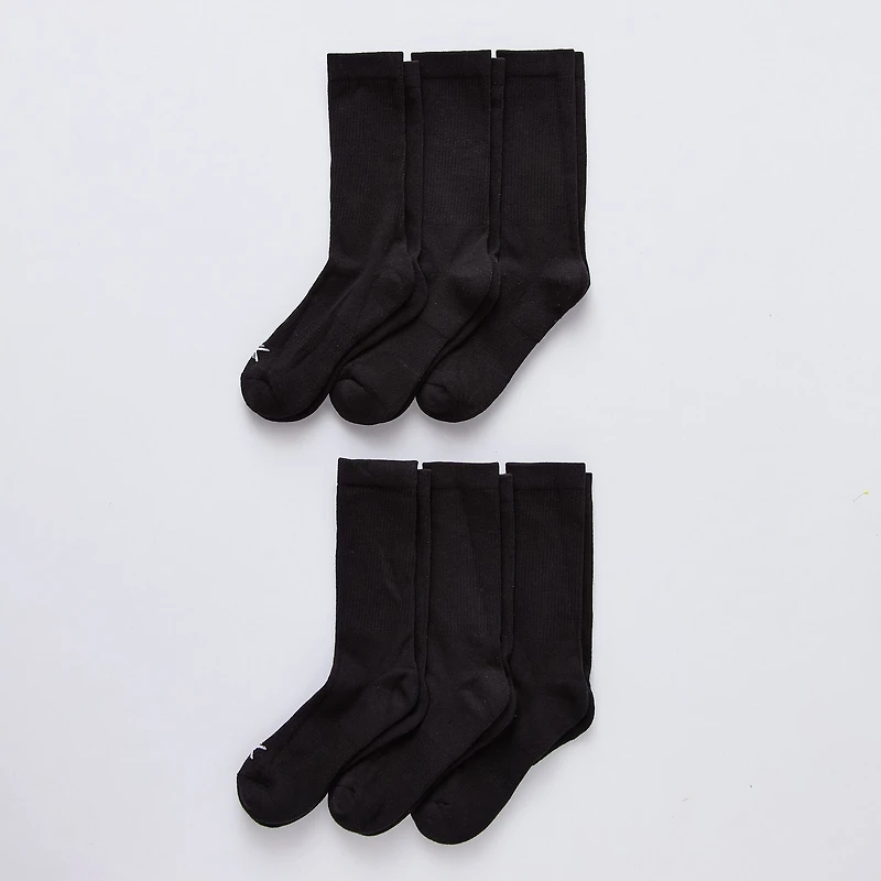 Xersion Essential Performance Womens 6 Pair Crew Socks