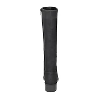 Easy Street Womens Tucker Stacked Heel Riding Boots