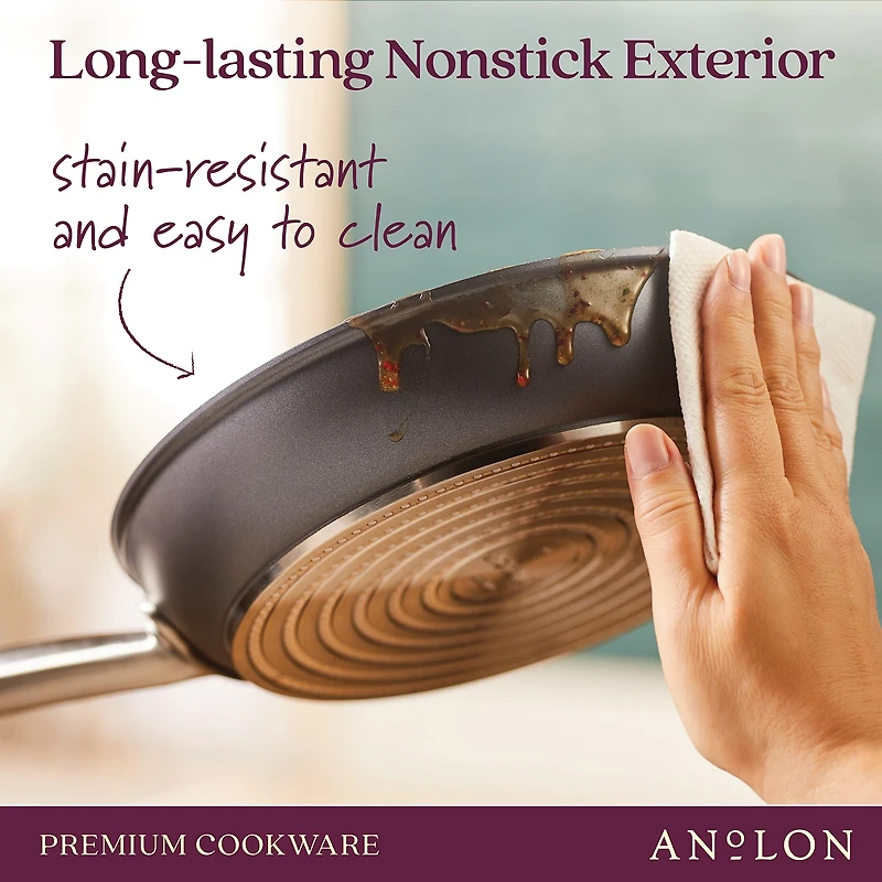 Anolon Accolade Aluminum 2-pc. Frying Pan Set