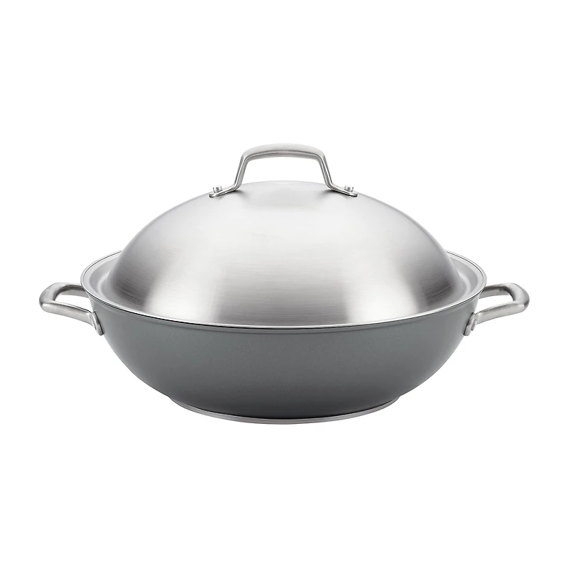 Anolon Accolade 13.5" Non-Stick Wok with Lid