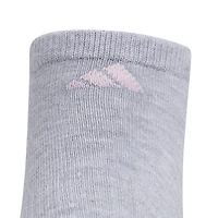adidas Cushioned Womens Multi-Pack 6 Pair No Show Socks