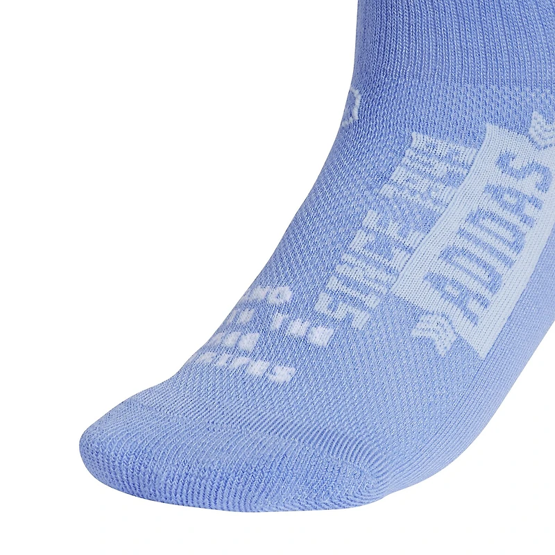 adidas Big Kid Boys 6 Pair Quarter Ankle Socks