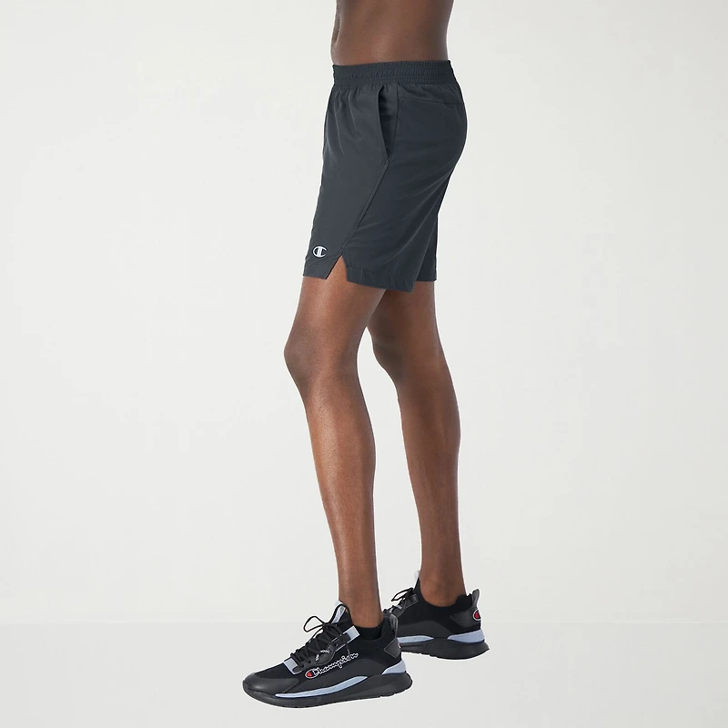 Champion Mens 7" Mid Rise Moisture Wicking Workout Shorts