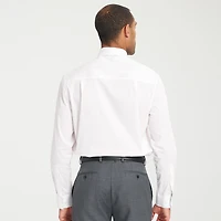 Nick Graham Mens Spread Collar Long Sleeve Shirt + Tie Set