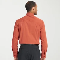 Nick Graham Mens Spread Collar Long Sleeve Shirt + Tie Set