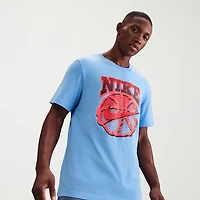Nike Mens Crew Neck Short Sleeve Regular Fit Graphic T-Shirt