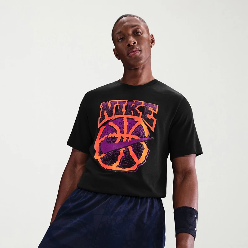 Nike Mens Crew Neck Short Sleeve Regular Fit Graphic T-Shirt